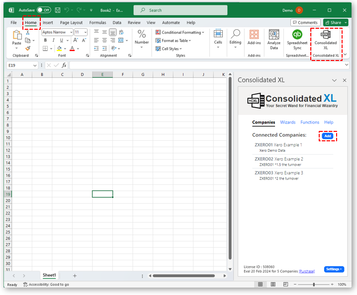 How to install Consolidated XL